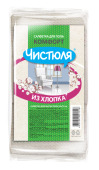Салфетка ИЗ ХЛОПКА для пола ПРОЧНАЯ 50х70см Чистюля