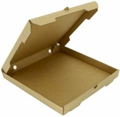 Коробка под пиццу 310х310х40мм, Т-22Е, бурая (1уп=50шт)