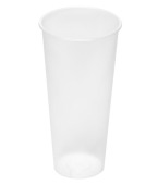 Стакан Bubble Cup, 650мл, d=90мм, прозрачный, матовый (1уп=10шт)