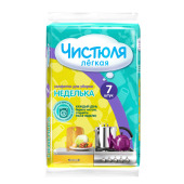 Салфетки вискозные НЕДЕЛЬКА 7шт 25х38см Чистюля