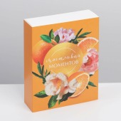 Коробка для сладостей «Счастливых моментов» 20х15х5см